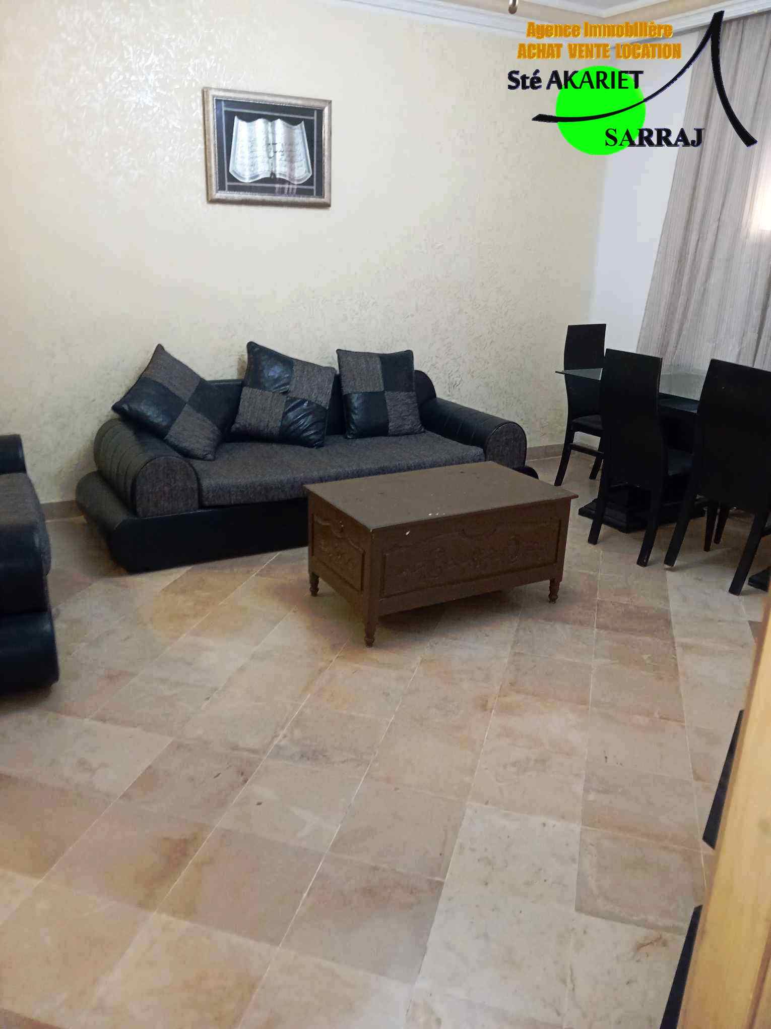 Sousse Jaouhara&nbsp;Khezama Ouest&nbsp;Vente&nbsp;Appart. 3 pi�ces&nbsp;Ne rater pas appartement s2 rdj � khzema ouest