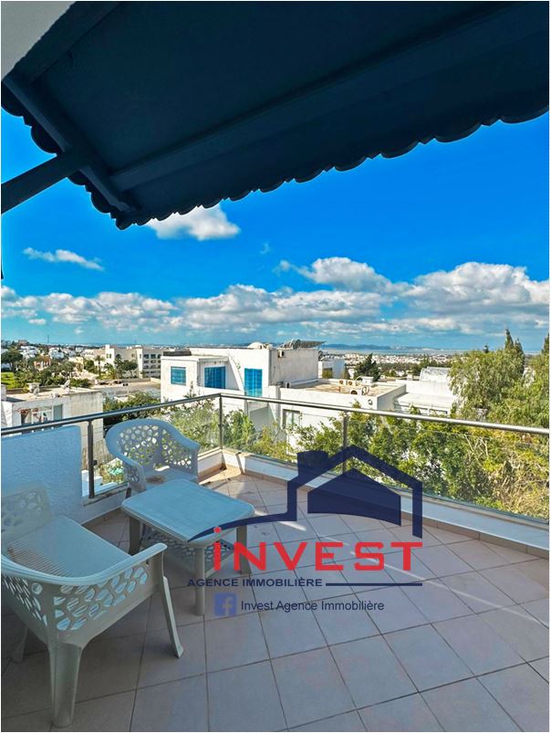 La Marsa&nbsp;Gammart&nbsp;Vente&nbsp;Duplex&nbsp;Duplex s3 avec vue sur mer � gammarth sup�rieur