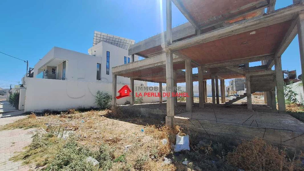 Sousse Jaouhara&nbsp;Sousse Khezama&nbsp;Vente&nbsp;Maisons&nbsp;Villa style amerivain inachve