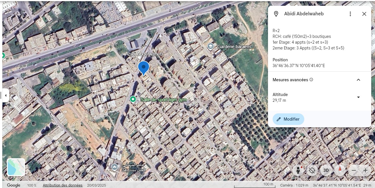 Sidi Hassine&nbsp;Sidi Hassine&nbsp;Vente&nbsp;Maisons&nbsp;Immeuble a sidi hassine