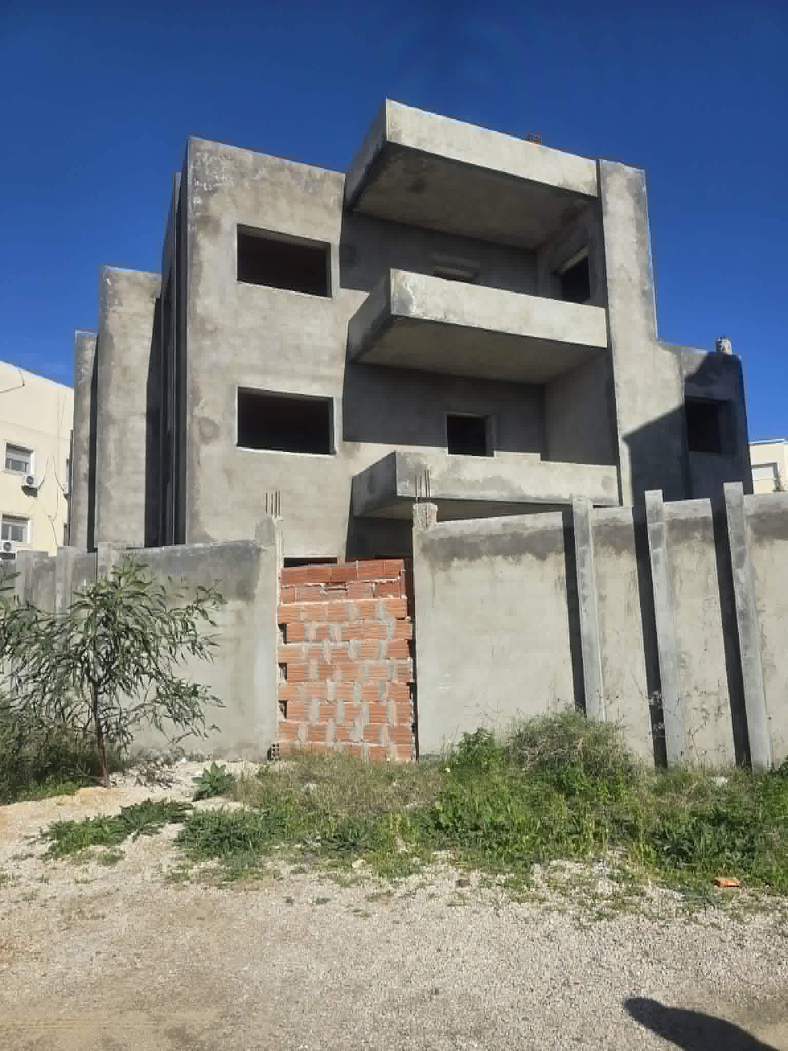 Hammamet&nbsp;Chaabet El Mrezga&nbsp;Vente&nbsp;Autre&nbsp;Immeuble inachev� � mrezga hammamet