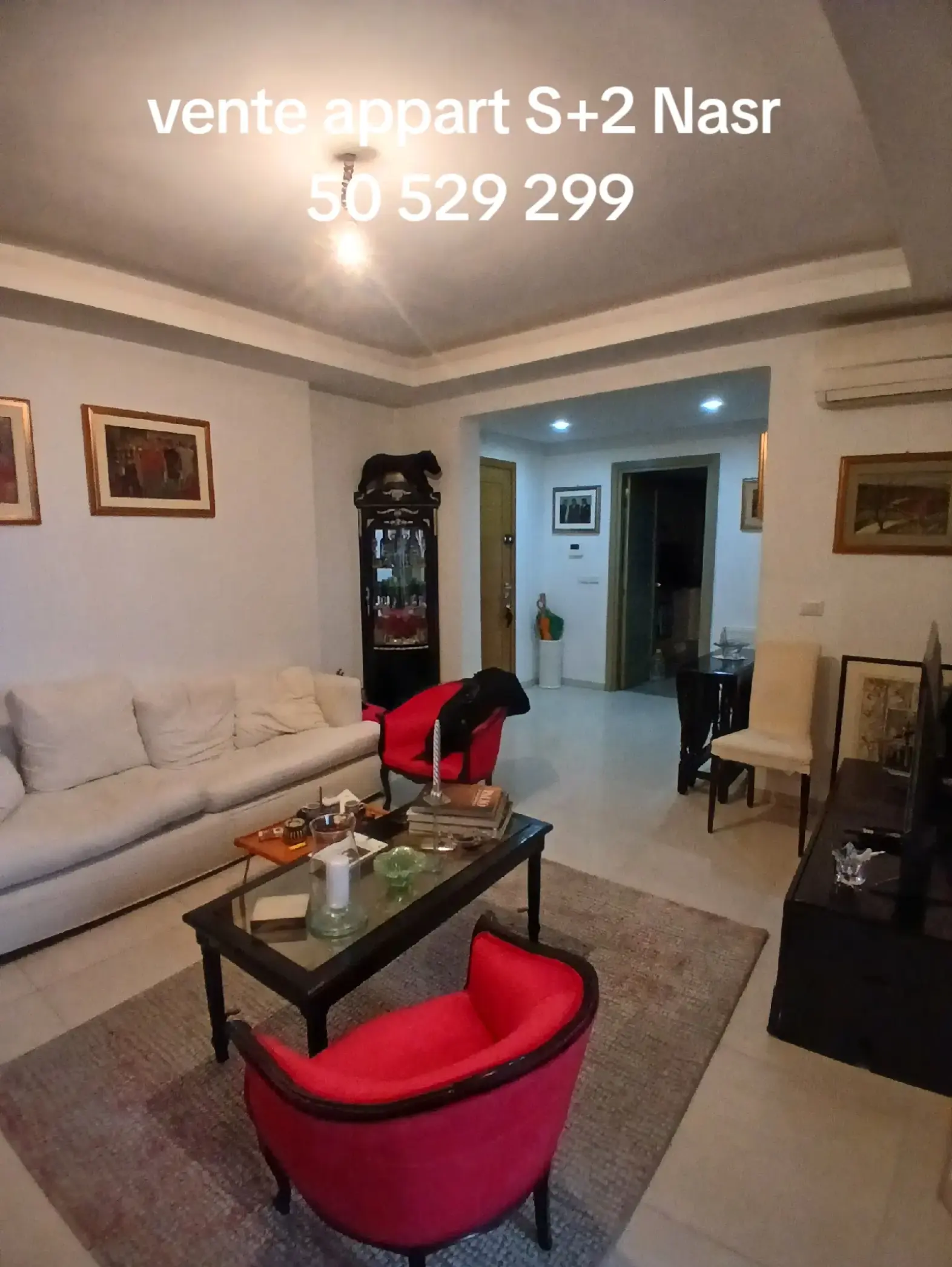 Ariana Ville&nbsp;Cite Ennasr 2&nbsp;Vente&nbsp;Appart. 3 pi�ces&nbsp;Appartement s2 cit� nasr av hedi nouira