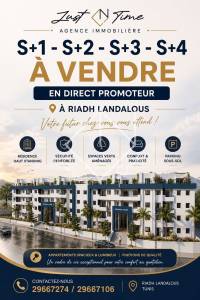 Vente Appart. 1 pièce - Tunisie