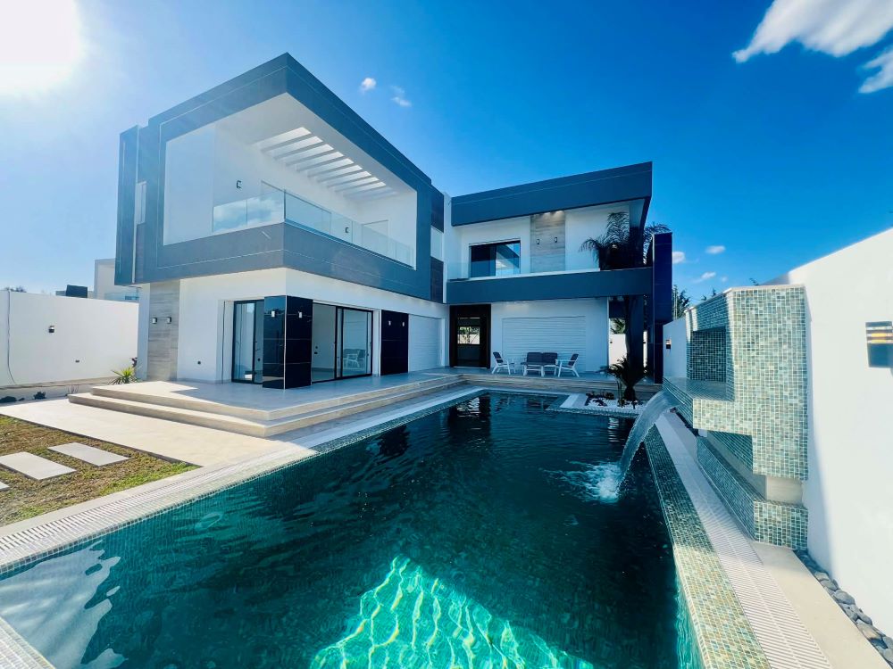 Hammamet&nbsp;Hammamet&nbsp;Vente&nbsp;Maisons&nbsp;V605 villa turquoise gf