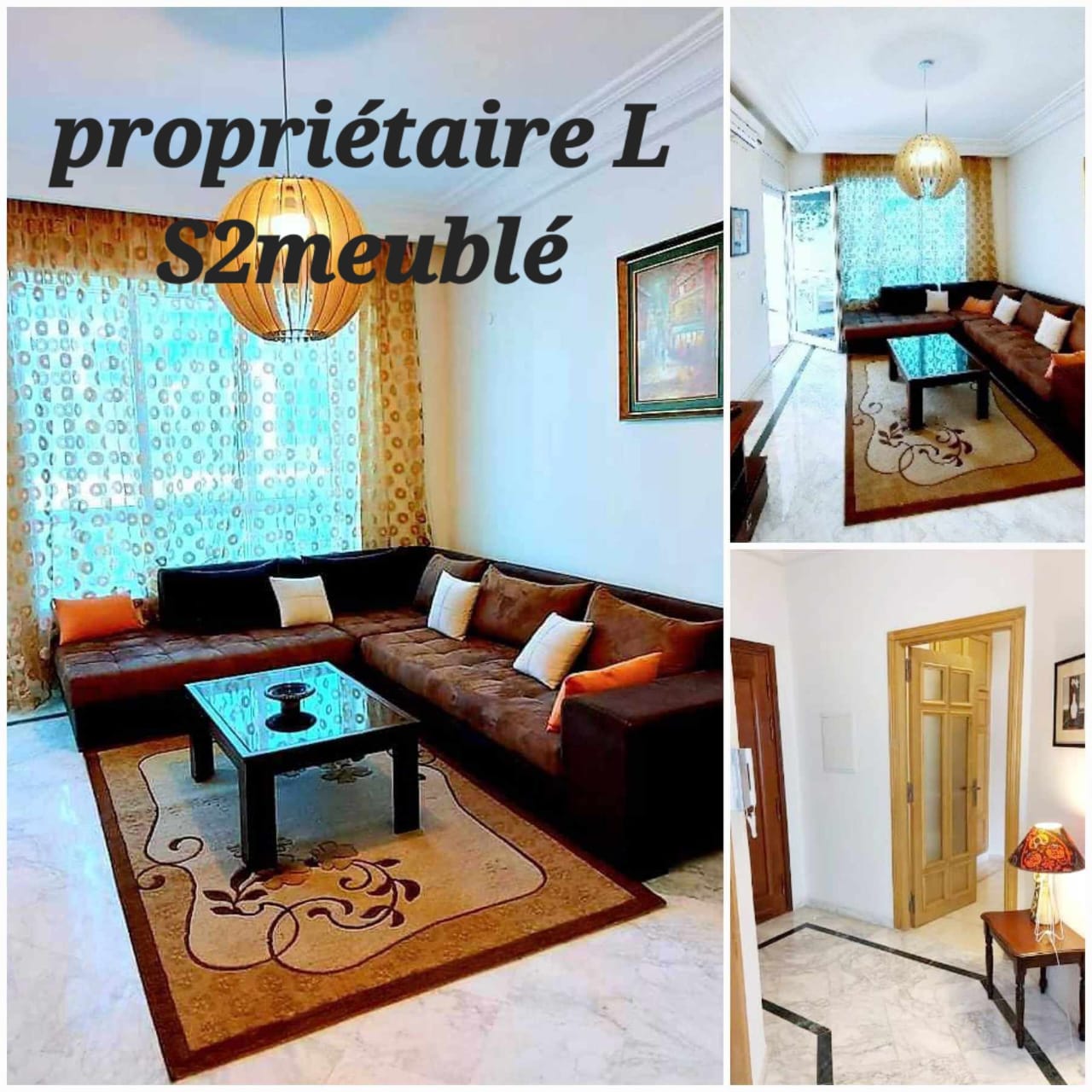 Vente Appart. 3 pièces - Tunisie