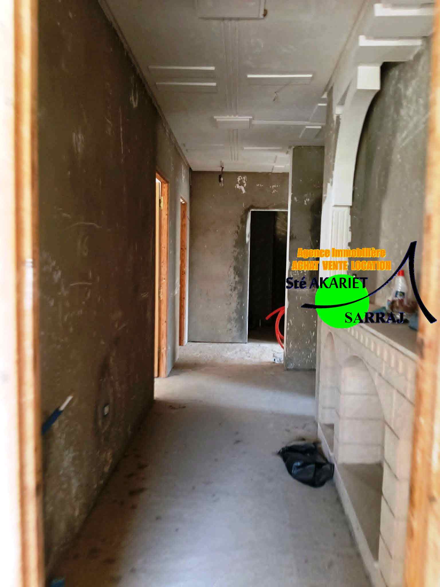Sousse Jaouhara&nbsp;Khezama Ouest&nbsp;Vente&nbsp;Maisons&nbsp;Villa r1 derri�re hamadi abid � khzema ouest