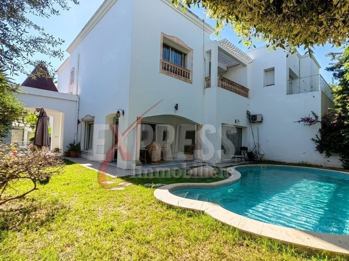 Rades&nbsp;Rades&nbsp;Vente&nbsp;Duplex&nbsp;Villa haut standing avec jardin et piscine