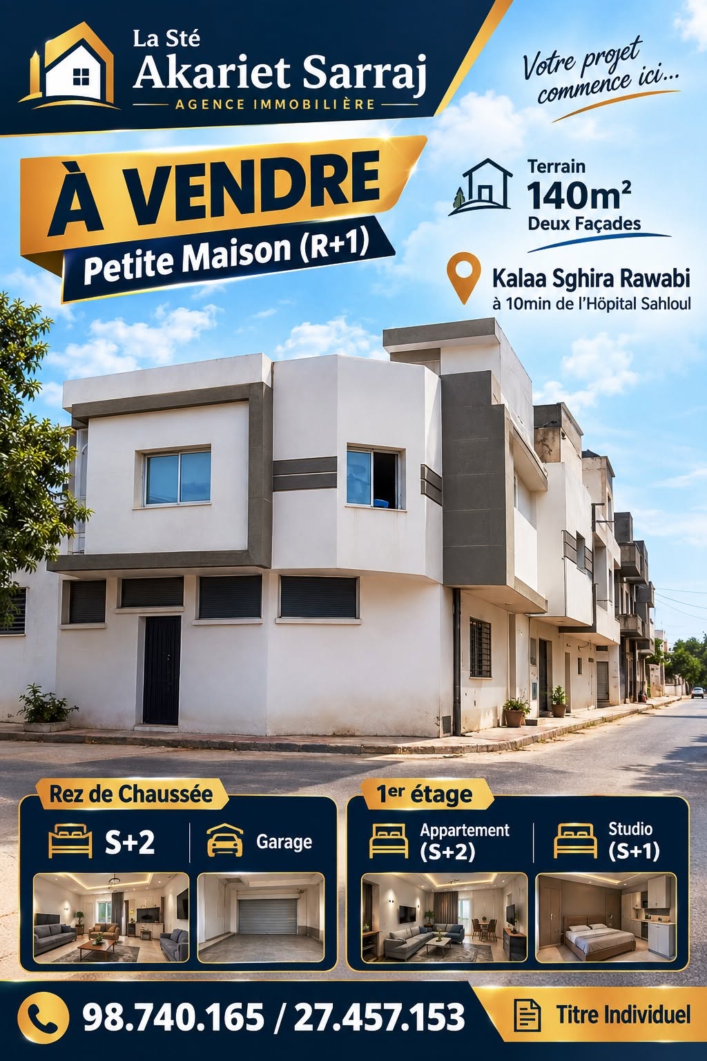 Vente&nbsp;Maisons - Tunisie