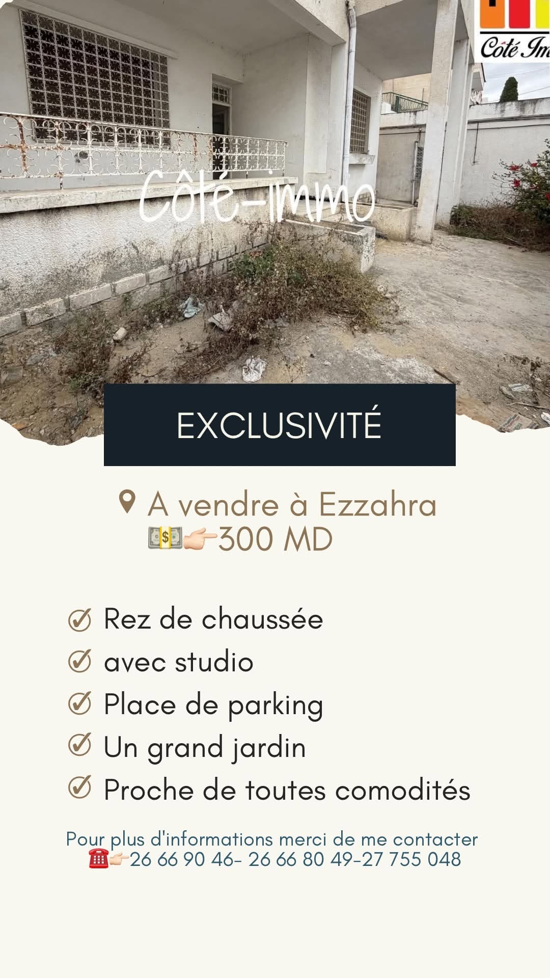 Vente Maisons - Tunisie