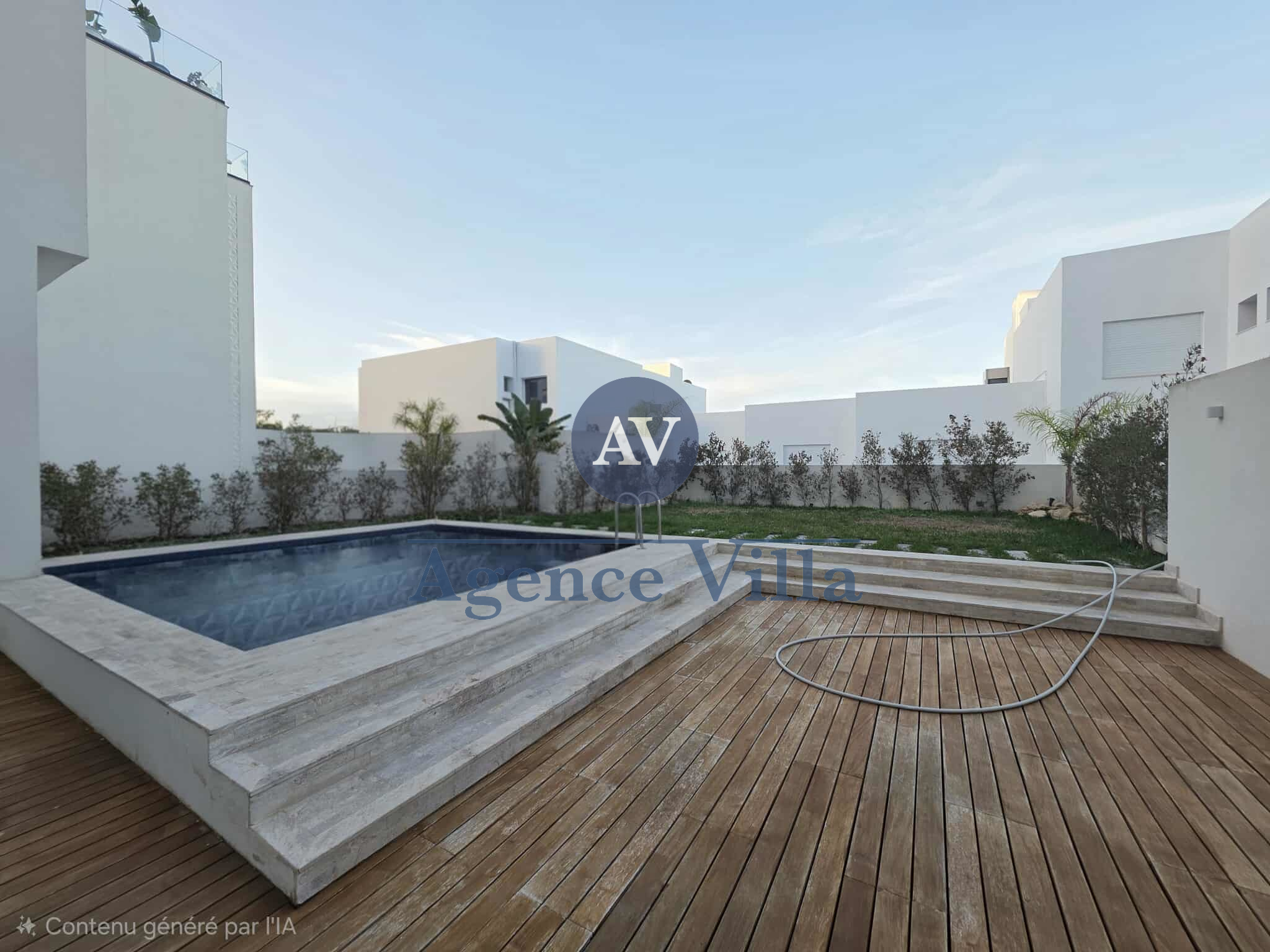 La Marsa&nbsp;Gammart&nbsp;Location&nbsp;Appart. 4 pi�ces&nbsp;Appartement meubl� avec piscine � gammarth